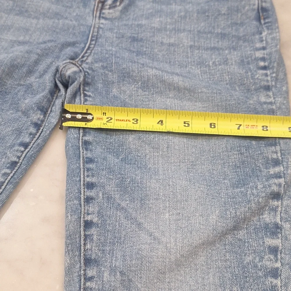 Judy Blue LtBlue Acid Washed Skinny High Rise Jeans Sz 9/29 80s Vibes Denim Slim